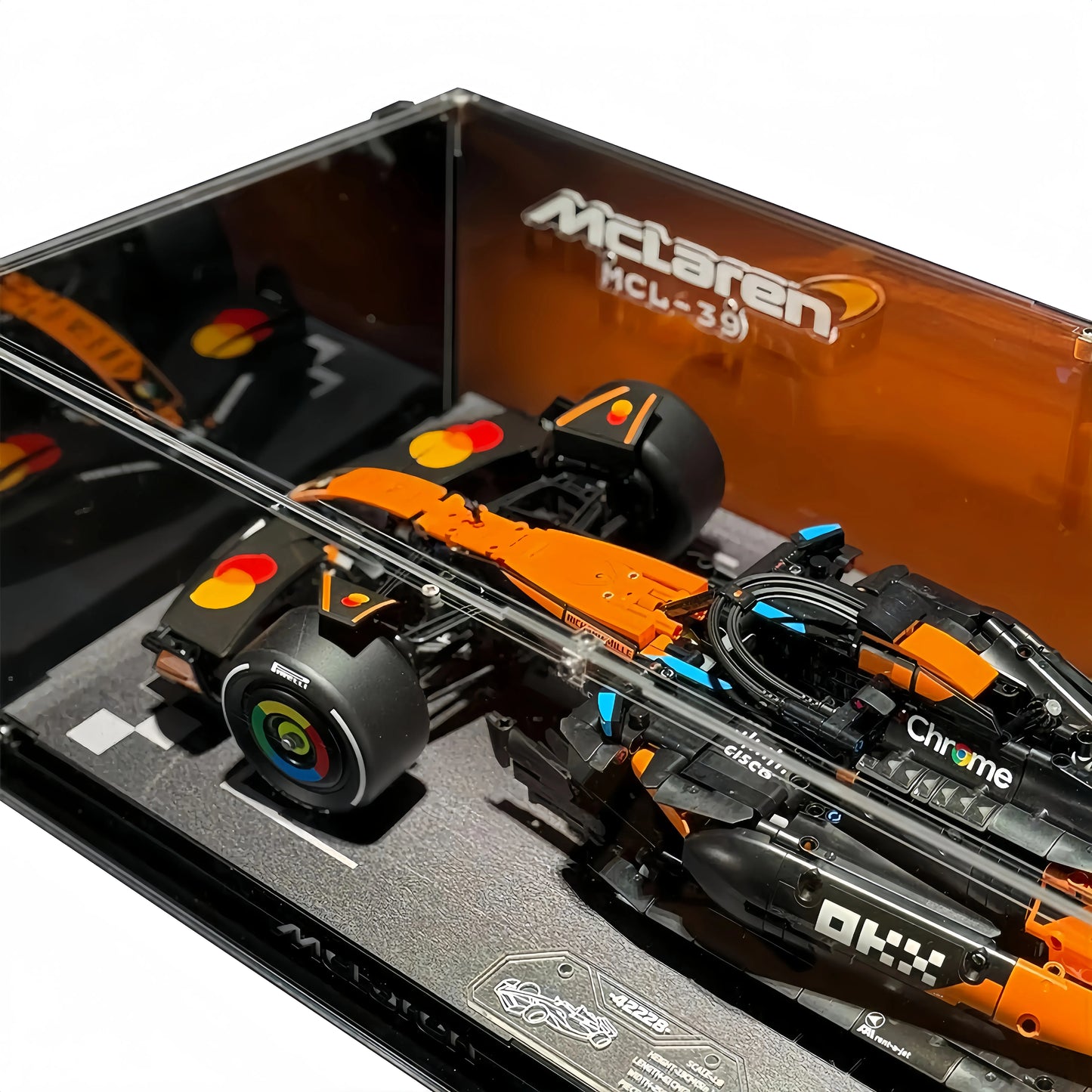 Acryl-Vitrine für LEGO® Technic™ McLaren MCL39 F1® Rennwagen 42228