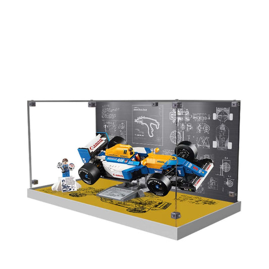 Acryl-Vitrine für LEGO® Icons Williams Racing FW14B mit Nigel Mansell 10353