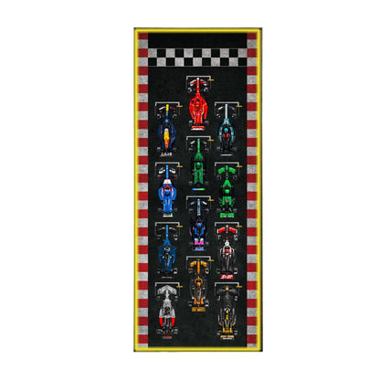 Wanddisplay für LEGO® Speed Champions F1 | 12 Fahrzeuge