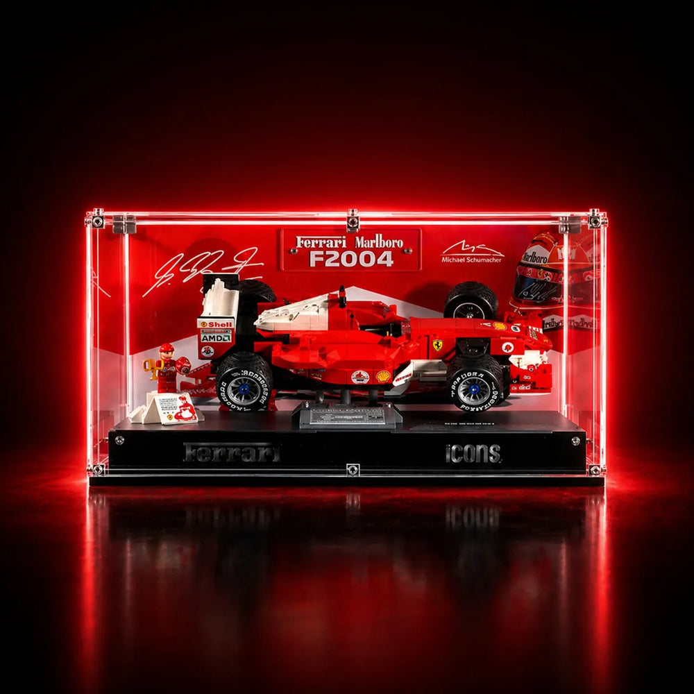 Acryl-Vitrine für LEGO® Icons F1 Legends (10330, 10353, 11375)