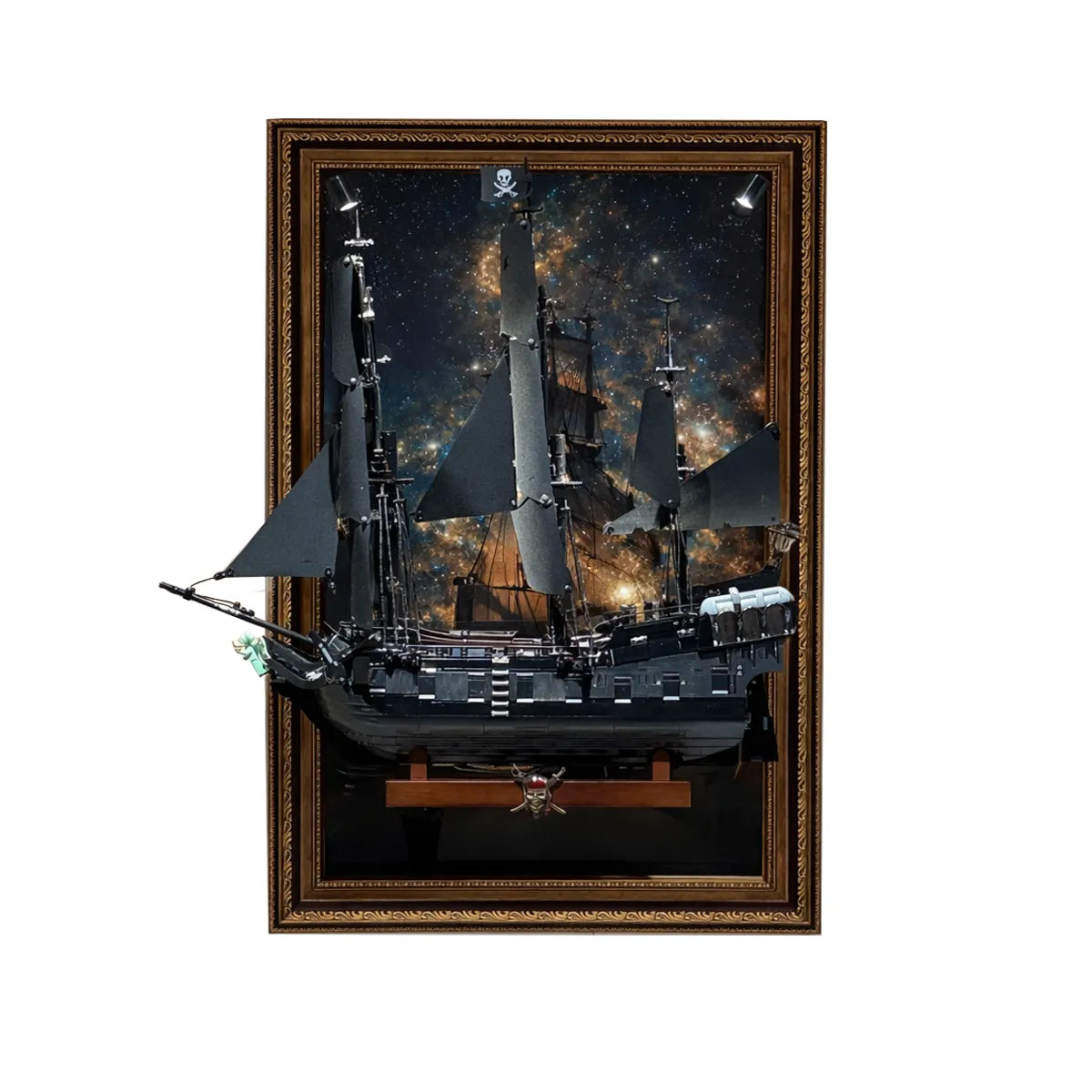 Wandrahmen für LEGO® Captain Jack Sparrows Piratenschiff 10365 – Variante B