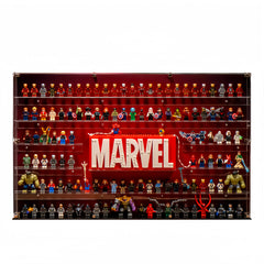 Wandvitrine für 124 LEGO® Marvel Minifiguren