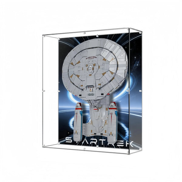 Acryl-Vitrine kompatibel mit LEGO® Icons Star Trek: U.S.S. Enterprise NCC-1701-D™ 10356
