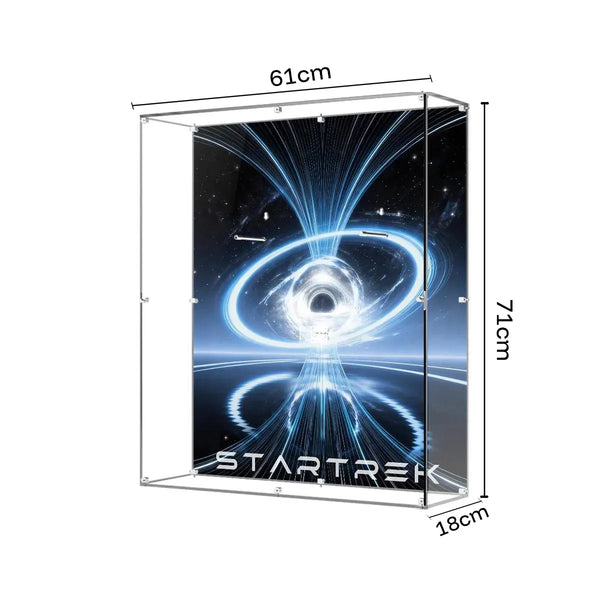 Acryl-Vitrine kompatibel mit LEGO® Icons Star Trek: U.S.S. Enterprise NCC-1701-D™ 10356