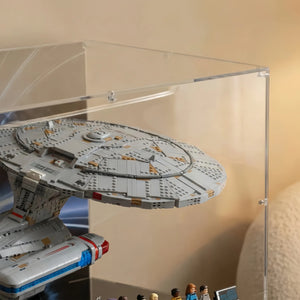 Acryl-Vitrine kompatibel mit LEGO® Icons Star Trek: U.S.S. Enterprise NCC-1701-D™ 10356