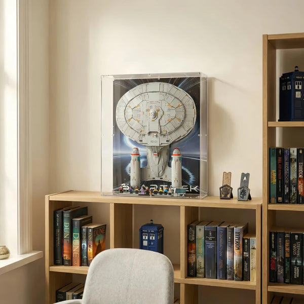 Acryl-Vitrine kompatibel mit LEGO® Icons Star Trek: U.S.S. Enterprise NCC-1701-D™ 10356
