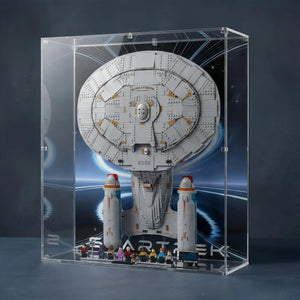 Acryl-Vitrine kompatibel mit LEGO® Icons Star Trek: U.S.S. Enterprise NCC-1701-D™ 10356