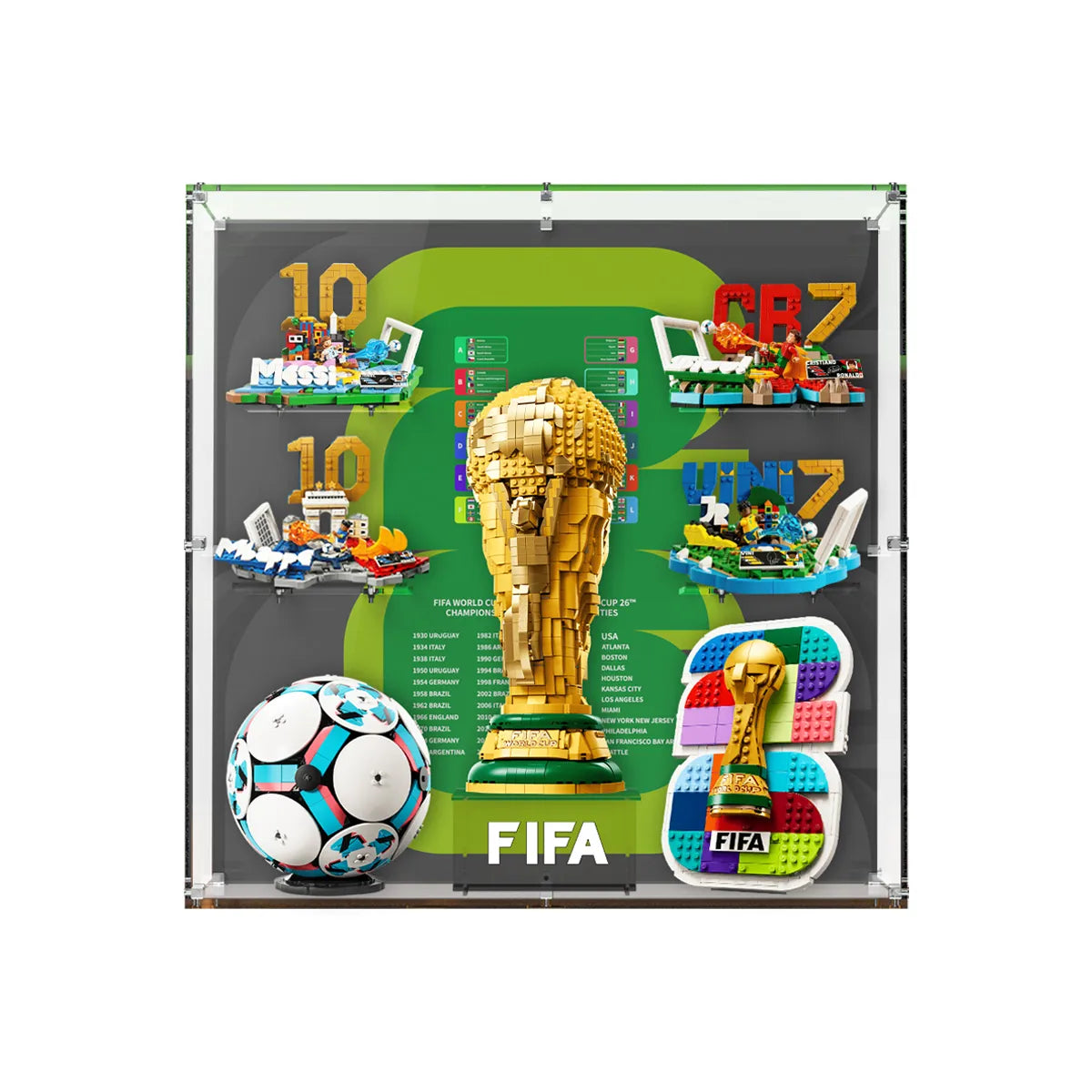 Acryl-Vitrine für LEGO® FIFA World Cup™ 7-in-1 Set
