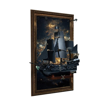 Wandrahmen für LEGO® Captain Jack Sparrows Piratenschiff 10365 – Variante B