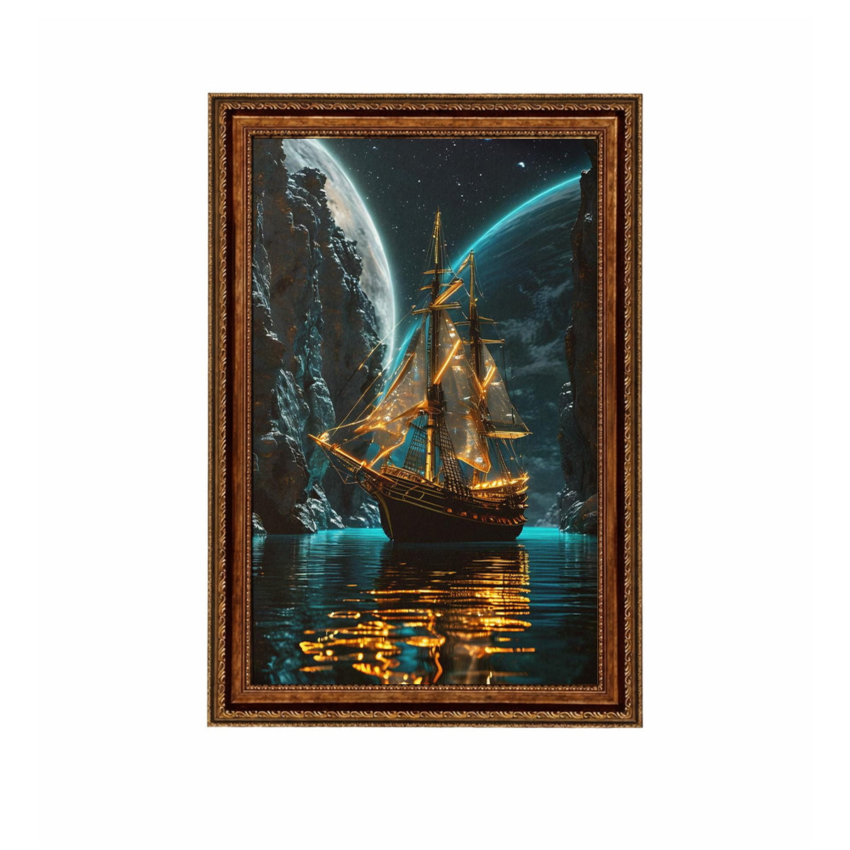 Wandrahmen für LEGO® Captain Jack Sparrows Piratenschiff 10365 – Variante C