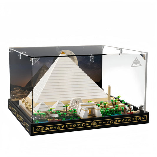 Acryl-Vitrine für LEGO® Architecture Cheops-Pyramide 21058