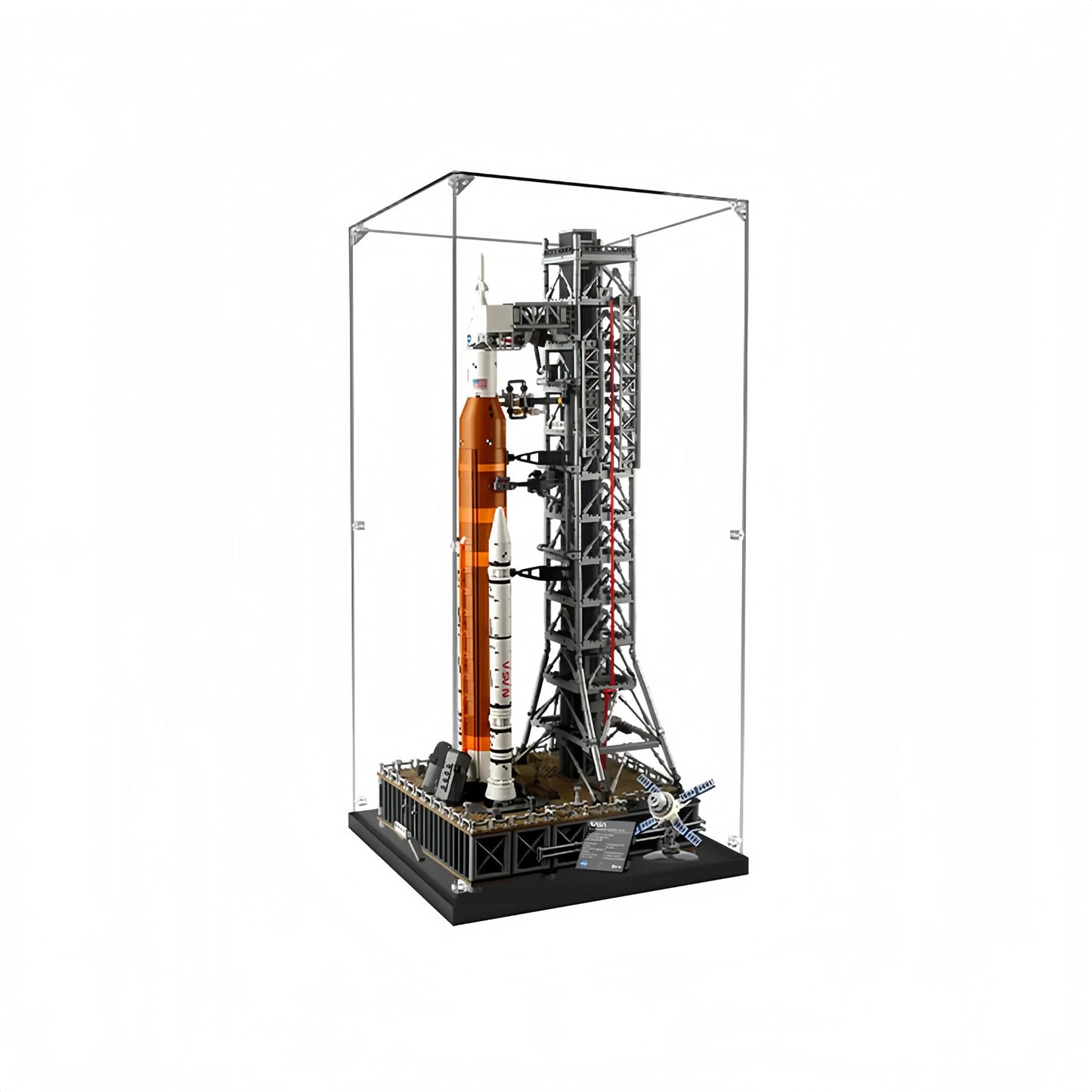 Acryl-Vitrine für LEGO® Icons NASA Artemis Startrampe 10341