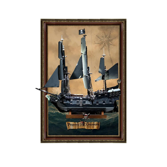 Wandrahmen für LEGO® Captain Jack Sparrows Piratenschiff 10365 – Variante A