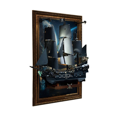 Wandrahmen für LEGO® Captain Jack Sparrows Piratenschiff 10365 – Variante C