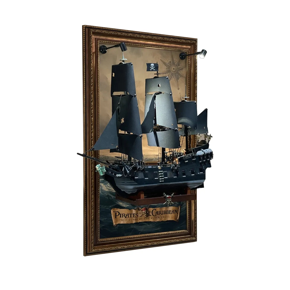 Wandrahmen für LEGO® Captain Jack Sparrows Piratenschiff 10365 – Variante A