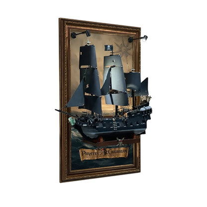 Wandrahmen für LEGO® Captain Jack Sparrows Piratenschiff 10365 – Variante A