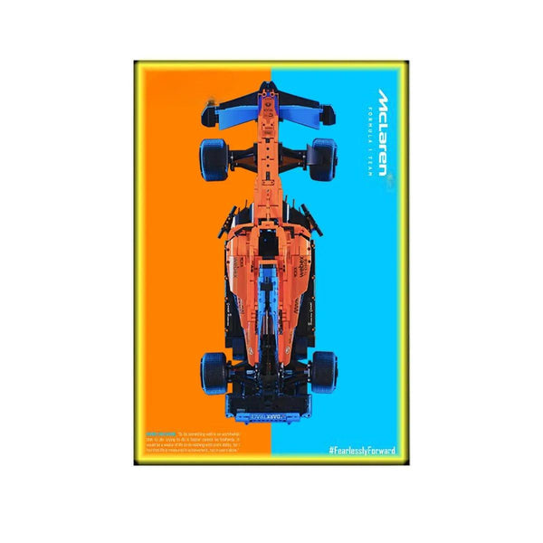 Wandrahmen für LEGO® Technic™ McLaren Formel 1™ Rennwagen 42141 – Variante B
