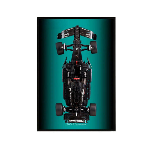 Wandrahmen für LEGO® Mercedes-AMG F1 W14 E Performance 42171