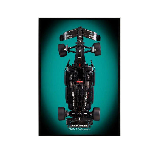 Wandrahmen für LEGO® Mercedes-AMG F1 42171 – Variante A