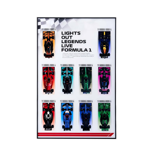 Wanddisplay-Rahmen geeignet für LEGO® Speed Champions F1 - A