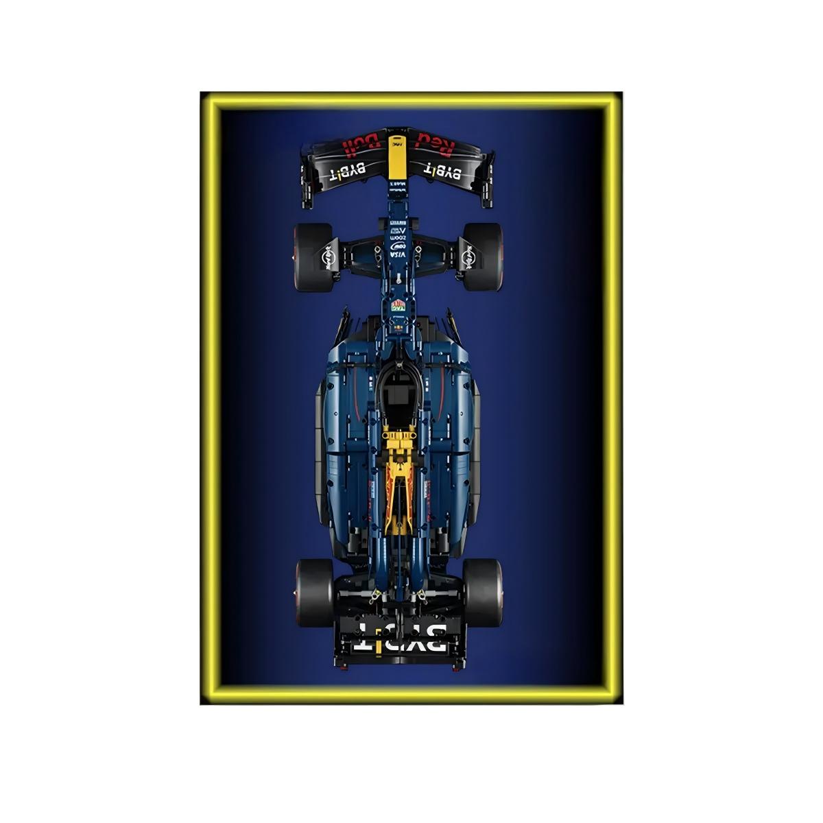 Wandrahmen für LEGO® Oracle Red Bull Racing RB20 F1 Rennauto 42206 – Variante A