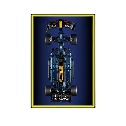 Wandrahmen für LEGO® Oracle Red Bull Racing RB20 F1 Rennauto 42206 – Variante A