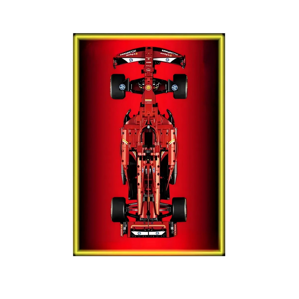 Wandrahmen für LEGO® Ferrari SF-24 F1 Rennauto 42207