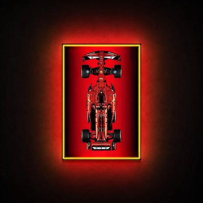 Wandrahmen für LEGO® Ferrari SF-24 F1 Rennauto 42207