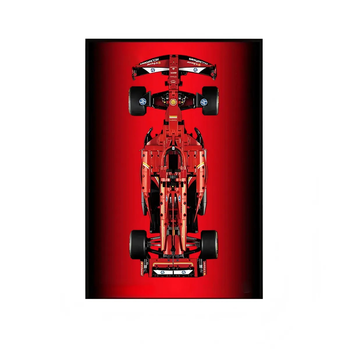 Wandrahmen für LEGO® Ferrari SF-24 F1 Rennauto 42207