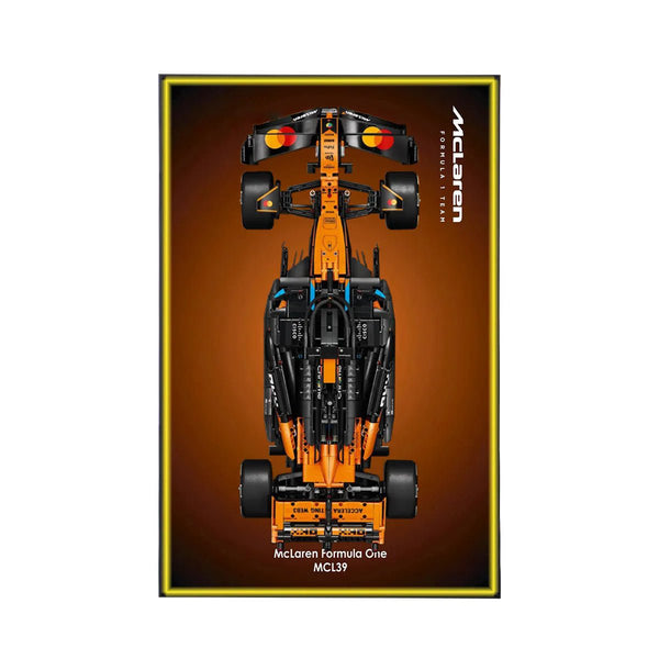 Wandrahmen für LEGO® McLaren MCL39 F1® Rennwagen 42228 – Variante B
