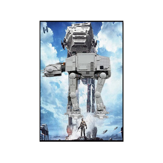 Wandrahmen für LEGO® Star Wars™ AT-AT™ 75288 – Variante A