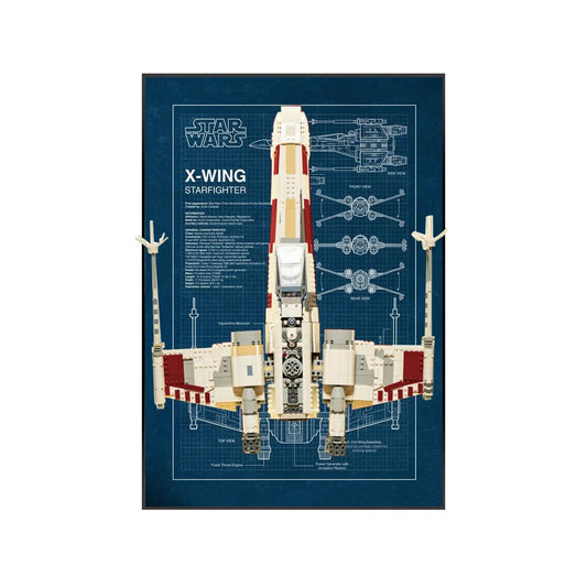 Wandrahmen für LEGO® Star Wars™ X-Wing Starfighter™ 75355