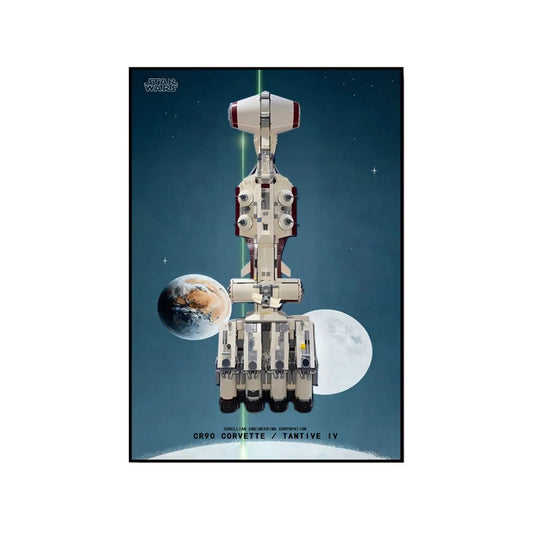 Wandrahmen für LEGO® Star Wars™ Tantive IV™ 75244 – Variante A