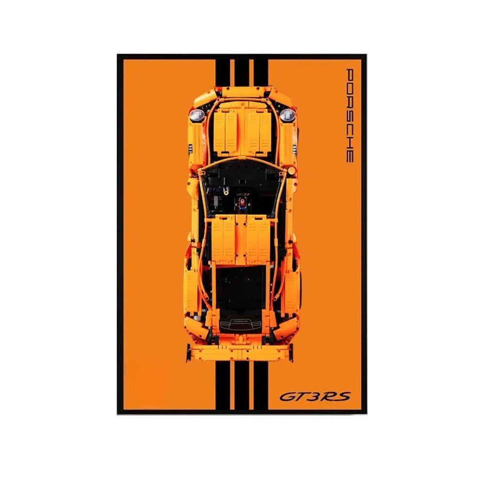 Wandrahmen für LEGO® Porsche 911 GT3 RS 42056
