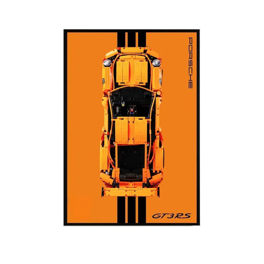 Wandrahmen für LEGO® Porsche 911 GT3 RS 42056