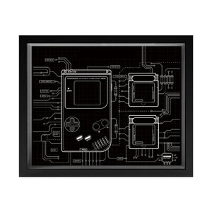 Acryl-Wanddisplay für LEGO® Super Mario™ Game Boy™ 72046