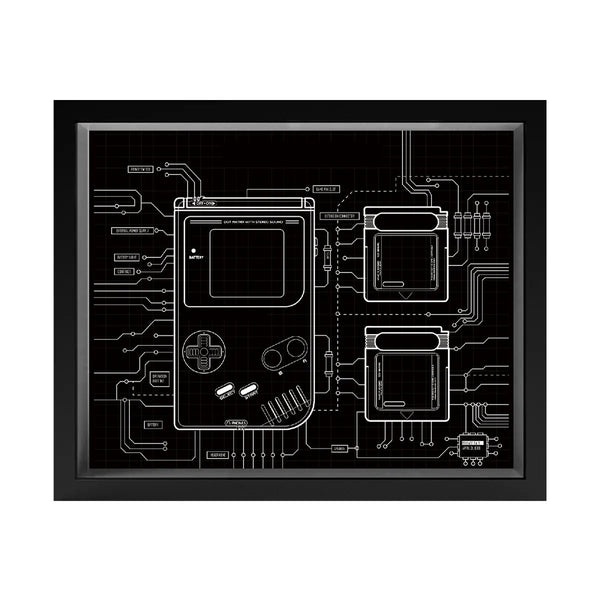Acryl-Wanddisplay für LEGO® Super Mario™ Game Boy™ 72046