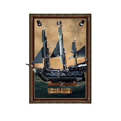 Wandrahmen für LEGO® Captain Jack Sparrows Piratenschiff 10365 – Variante A